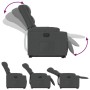 Elektrischer verstellbarer Aufstehsessel aus dunkelgrauem Stoff. von , Sessel - Ref: Foro24-3206580, Preis: 350,52 €, Rabatt: %