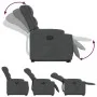 Sillón eléctrico reclinable elevable de tela gris oscuro de , Sillones - Ref: Foro24-3206580, Precio: 368,60 €, Descuento: %