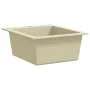 Fregadero de cocina de granito con un seno beige de vidaXL, Fregaderos - Ref: Foro24-144850, Precio: 168,69 €, Descuento: %