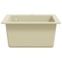 Küchenspüle aus Granit mit beiger Schüssel von vidaXL, Sinkt - Ref: Foro24-144850, Preis: 168,38 €, Rabatt: %
