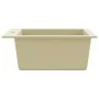 Fregadero de cocina de granito con un seno beige de vidaXL, Fregaderos - Ref: Foro24-144850, Precio: 168,69 €, Descuento: %