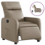 Sillón reclinable eléctrico de cuero sintético color capuchino by , Armchairs - Ref: Foro24-3206741, Price: 240,94 €, Discoun...