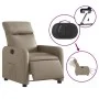 Sillón reclinable eléctrico de cuero sintético color capuchino de , Sillones - Ref: Foro24-3206741, Precio: 249,54 €, Descuen...