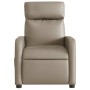 Sillón reclinable eléctrico de cuero sintético color capuchino by , Armchairs - Ref: Foro24-3206741, Price: 240,94 €, Discoun...