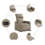 Elektrischer Aufstuhlsessel aus Kunstleder in Capuccino-Farbe. von , Sessel - Ref: Foro24-3206769, Preis: 308,72 €, Rabatt: %