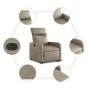 Sillón elevable eléctrico cuero artificial capuchino by , Armchairs - Ref: Foro24-3206769, Price: 335,45 €, Discount: %