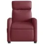 Sillón reclinable eléctrico tela rojo tinto by , Armchairs - Ref: Foro24-3206684, Price: 224,33 €, Discount: %