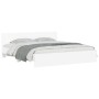 Weißer Bettrahmen mit Kopfteil 180x200 cm von , Betten und Lattenroste - Ref: Foro24-3207462, Preis: 161,79 €, Rabatt: %