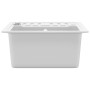 Küchenspüle mit einem großen Becken aus weißem Granit. von vidaXL, Sinkt - Ref: Foro24-144861, Preis: 178,68 €, Rabatt: %