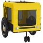Remolque bicicleta mascotas hierro tela Oxford amarillo negro by , pet strollers - Ref: Foro24-93931, Price: 80,22 €, Discoun...