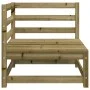 Ecksofa für den Garten aus imprägniertem Kiefernholz, 70x70x67 cm. von , Modulare Sofas für den Außenbereich - Ref: Foro24-83...
