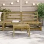 Sofás de jardín sin reposabrazos 2 uds madera pino 70x70x67 cm by , Modular outdoor sofas - Ref: Foro24-837927, Price: 85,03 ...