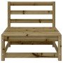 Sofás de jardín sin reposabrazos 2 uds madera pino 70x70x67 cm by , Modular outdoor sofas - Ref: Foro24-837927, Price: 85,83 ...