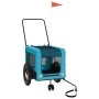 Remolque de bicicleta mascotas hierro tela Oxford azul negro by , pet strollers - Ref: Foro24-93946, Price: 131,71 €, Discoun...