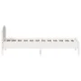 Estructura de cama con cabecero madera de pino blanco 100x200cm de , Camas y somieres - Ref: Foro24-842615, Precio: 100,15 €,...