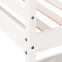 Loft bed with solid white pine wood desk 75x190 cm by , Beds and slatted bases - Ref: Foro24-842863, Price: 273,08 €, Discoun...