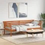 Wachsbraunes Schlafsofa aus massivem Kiefernholz, 100 x 200 cm von , Betten und Lattenroste - Ref: Foro24-842877, Preis: 121,...
