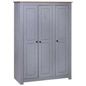 Wardrobe with 3 doors Panama pine wood Range gray 118x50x171.5cm by vidaXL, Wardrobes - Ref: Foro24-282662, Price: 515,67 €, ...