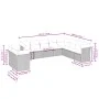 Set de sofás de jardín 10 pzas con cojines ratán sintético gris by , Garden sets - Ref: Foro24-3217860, Price: 604,70 €, Disc...