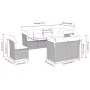 Set sofás de jardín 8 piezas y cojines ratán sintético marrón by , Garden sets - Ref: Foro24-3217933, Price: 559,29 €, Discou...