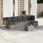 Set de sofás de jardín 8 pzas y cojines ratán sintético gris by , Garden sets - Ref: Foro24-3218040, Price: 431,01 €, Discoun...