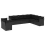 Set de sofás de jardín 10 pzas cojines ratán sintético negro by , Garden sets - Ref: Foro24-3217855, Price: 660,50 €, Discoun...