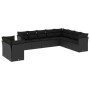 Set de sofás de jardín 10 pzas cojines ratán sintético negro de , Conjuntos de jardín - Ref: Foro24-3217855, Precio: 649,26 €...