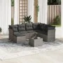 Set de sofás de jardín 8 pzas y cojines ratán sintético gris by , Garden sets - Ref: Foro24-3218000, Price: 451,35 €, Discoun...