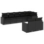 Set de sofás de jardín 8 piezas y cojines ratán sintético negro by , Garden sets - Ref: Foro24-3219205, Price: 545,18 €, Disc...