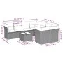 Gartensofa-Set, 9-teilig, mit Kissen, aus synthetischem Rattan in Beige. von , Gartensets - Ref: Foro24-3217318, Preis: 598,8...