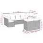 Set de sofás de jardín 9 pzas con cojines ratán sintético beige by , Garden sets - Ref: Foro24-3249988, Price: 577,73 €, Disc...