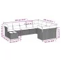 Set de sofás de jardín 10 pzas cojines ratán sintético negro by , Garden sets - Ref: Foro24-3250024, Price: 621,37 €, Discoun...