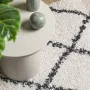 Alfombra de pelo largo moderna PAMPLONA crema y negro 120x170cm de , Alfombras - Ref: Foro24-375366, Precio: 40,28 €, Descuen...