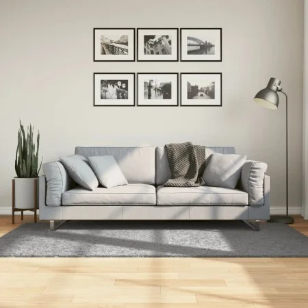 Modernes langes graues PAMPLONA-Teppich mit flauschigem, langem Haar, 100x200 cm. von , Teppiche - Ref: Foro24-375254, Preis:...