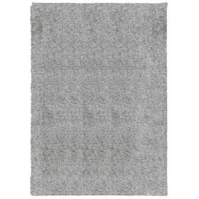 Alfombra peluda de pelo largo moderna PAMPLONA gris 120x170 cm