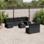 Set de sofás de jardín 10 pzas cojines ratán sintético negro by , Garden sets - Ref: Foro24-3250114, Price: 596,69 €, Discoun...