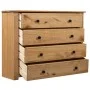 Panama style pine wood auxiliary cabinet 80x40x73 cm by vidaXL, Sideboards - Ref: Foro24-282658, Price: 165,55 €, Discount: %