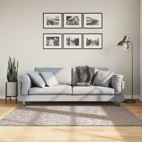 Alfombra peluda de pelo largo moderna PAMPLONA beige 160x160 cm by , Rugs - Ref: Foro24-375214, Price: 53,19 €, Discount: %