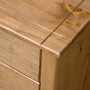 Armario auxiliar de madera de pino estilo Panamá 80x40x73 cm