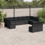 Set de sofás de jardín 12 piezas cojines ratán sintético negro by , Garden sets - Ref: Foro24-3250204, Price: 693,35 €, Disco...