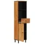Massives Akazienholz-Badezimmermöbel 38x33x160 cm von , Badezimmerwaschtische - Ref: Foro24-356877, Preis: 152,69 €, Rabatt: %