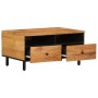 Mesa de centro madera maciza de acacia 80x54x40 cm de , Mesas de centro - Ref: Foro24-356868, Precio: 96,55 €