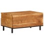 Mesa de centro madera maciza de acacia 80x54x40 cm de , Mesas de centro - Ref: Foro24-356868, Precio: 96,55 €