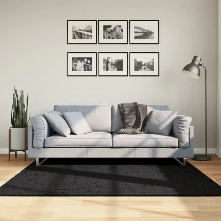 Modernes langes flauschiges Teppich PAMPLONA in Schwarz 160x160 cm von , Teppiche - Ref: Foro24-375280, Preis: 48,93 €, Rabat...