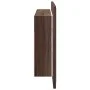 Armario espejo de baño LED acrílico marrón roble 80x12x45 cm de , Tocadores de baño - Ref: Foro24-834953, Precio: 56,19 €, De...