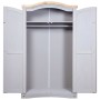 Mexikanischer Kiefernholzschrank im Corona-Grau-Stil mit 2 Türen. von vidaXL, Kleiderschränke - Ref: Foro24-282619, Preis: 29...