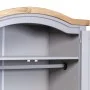 Armario madera de pino Mexicano estilo Corona gris 2 Puertas de vidaXL, Armarios roperos - Ref: Foro24-282619, Precio: 292,42...