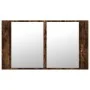 LED-Badezimmerspiegelschrank aus rauchigem Eichen-Acrylglas, 80x12x45 cm. von , Badezimmerwaschtische - Ref: Foro24-834951, P...