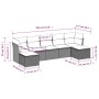 Set sofás de jardín 7 piezas y cojines ratán sintético beige by , Garden sets - Ref: Foro24-3218028, Price: 420,93 €, Discoun...
