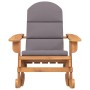 Adirondack-Schaukelstuhl mit Kissen aus massivem Akazienholz von , Gartenstühle - Ref: Foro24-360037, Preis: 161,38 €, Rabatt: %